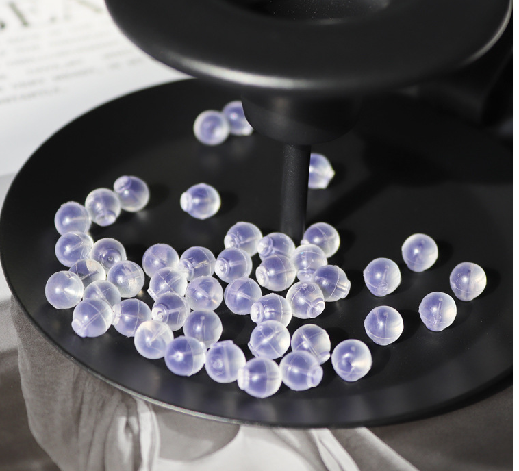 Silicone Transparent Earring Plug Plastic Accessories