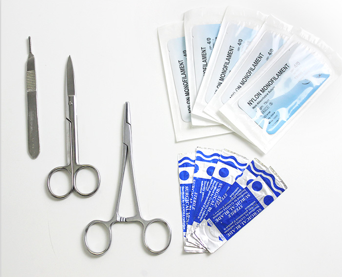 Suture Equipment Package Medical Students Practice Surgical Tools