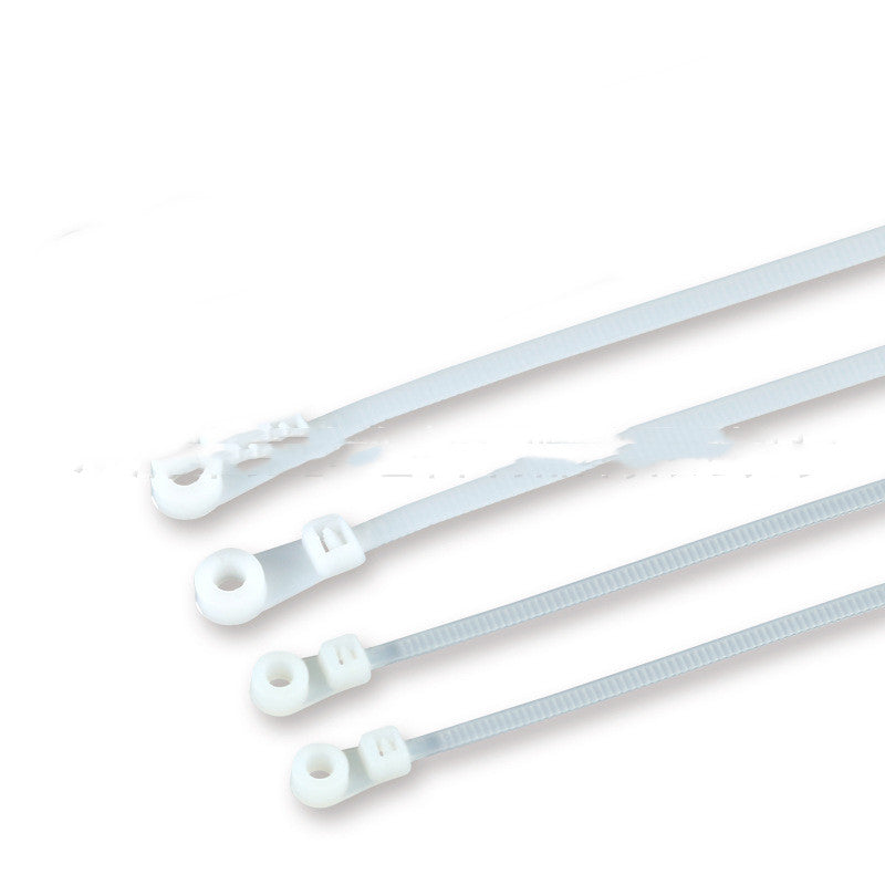 With Screw Hole Round Screw Self-locking Fixed Head Cable Tie