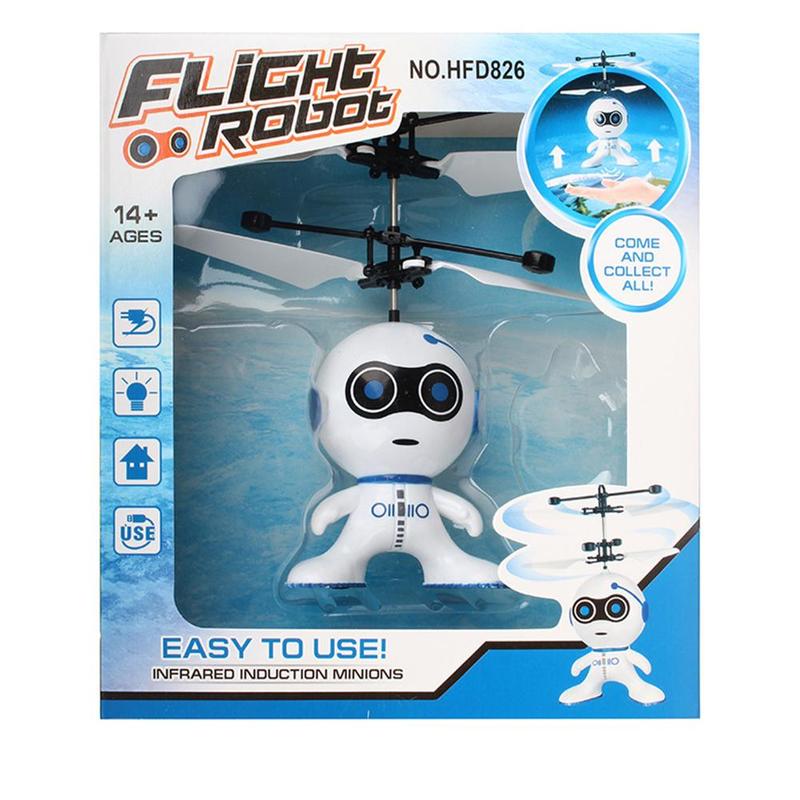 Gesture sensing aircraft luminous floating toy