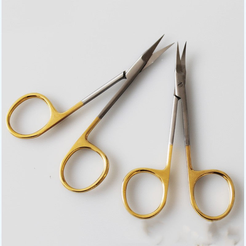 Beauty scissors double eyelid scissors fine medical tip