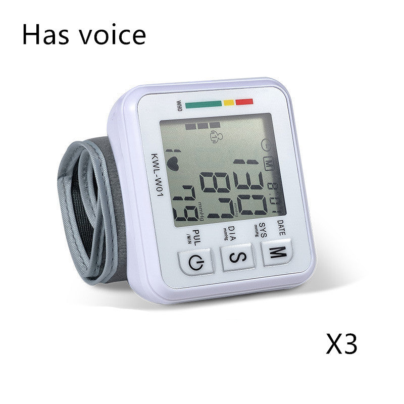 Medical Digital Wrist Blood Pressure Monitor Automatic Tonometr BP Measurement Presion Arterial Tensiometro Sphygmomanometer