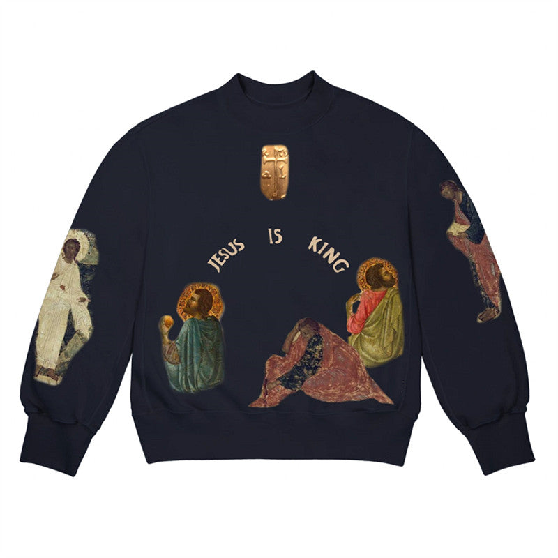 Heavy-duty Clothes Are Super Loose, and Jesus is The King's Sweater