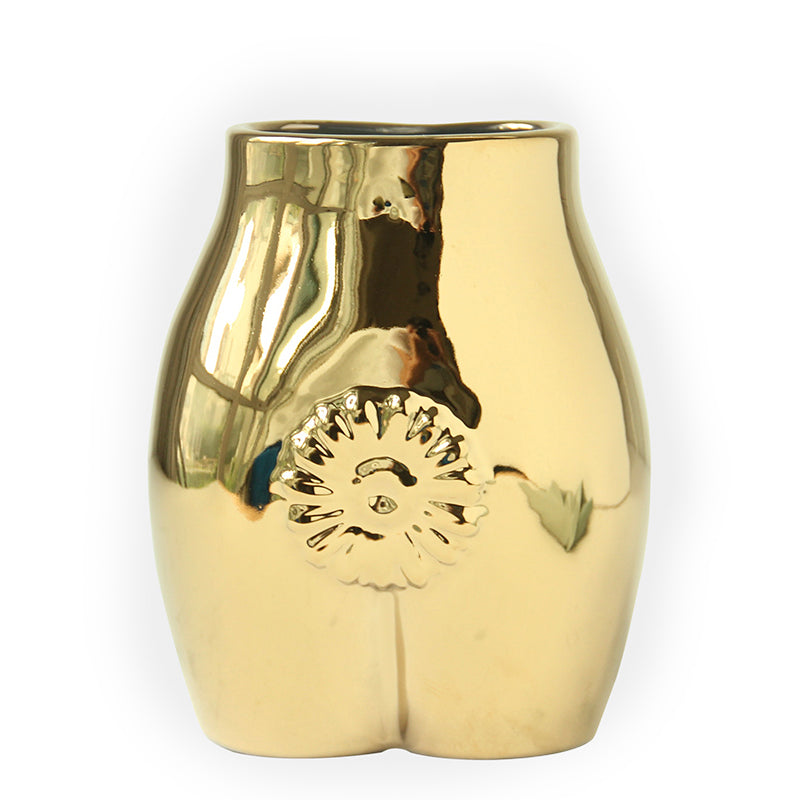 Popular White Women Sexy Flower Pot Ceramic Vase