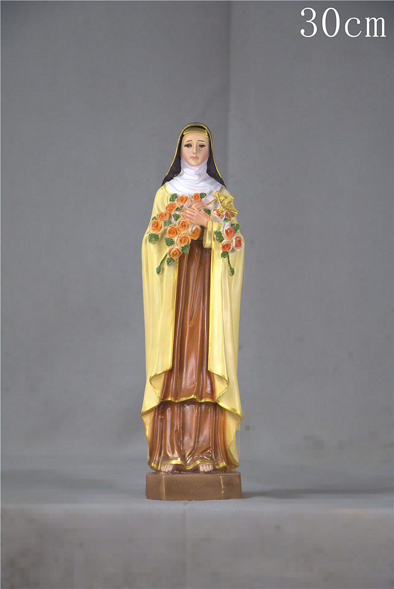 Jesus Christian Catholic Icon Sacred Virgin Jesus Mary Church Family Statue