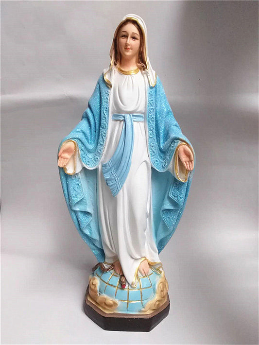 Jesus Christian Catholic Icon Sacred Virgin Jesus Mary Church Family Statue