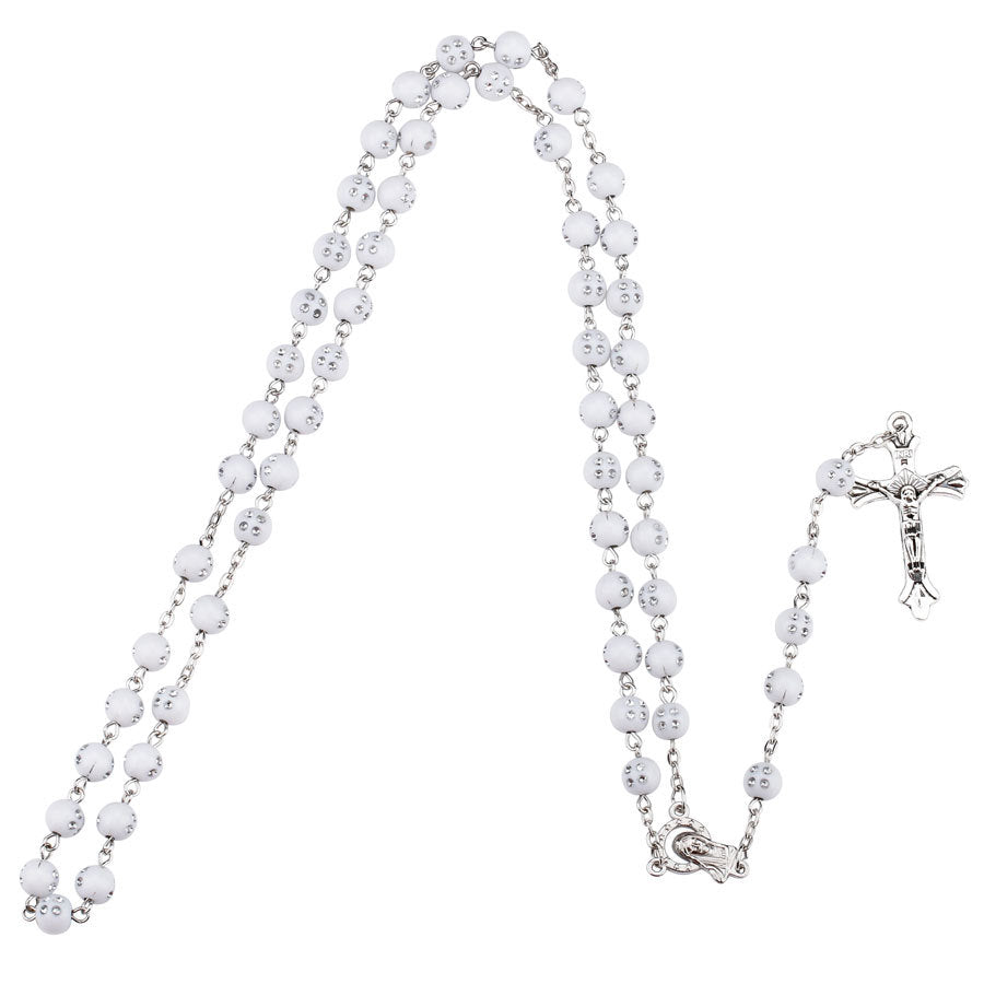 Christ Jesus Virgin Mary Cross Long Religious Necklace