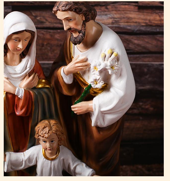 Jesus Family Decoration 31cm Resin Crafts Church Amazon