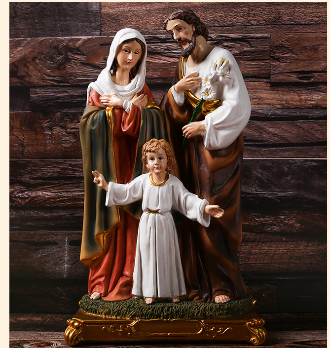 Jesus Family Decoration 31cm Resin Crafts Church Amazon