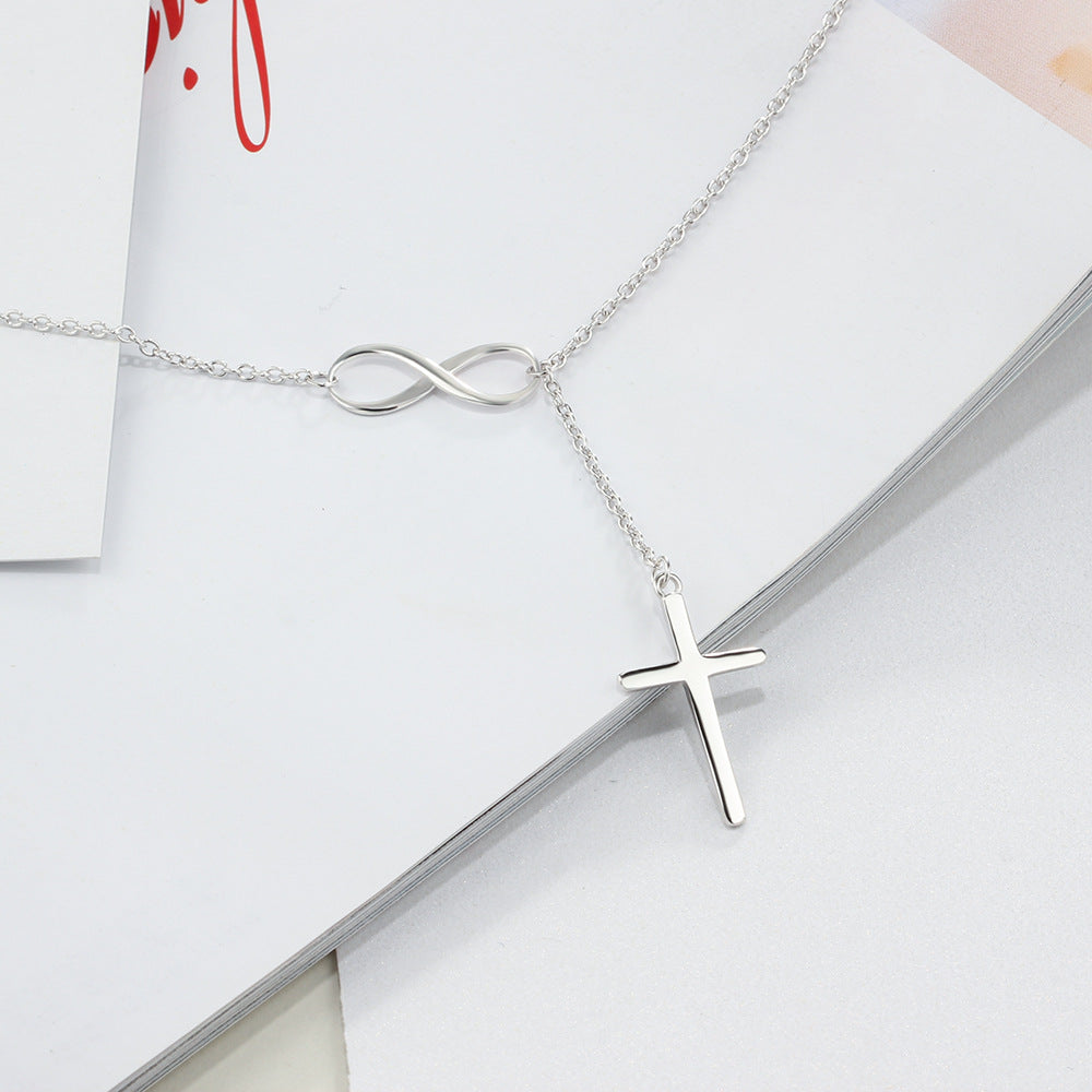 Cross Jesus 8 word pendant