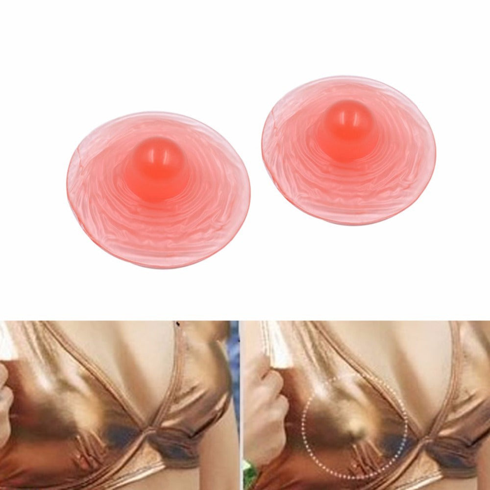 Repeatedly Paste The Simulated Medical Silicone Nipple Paste