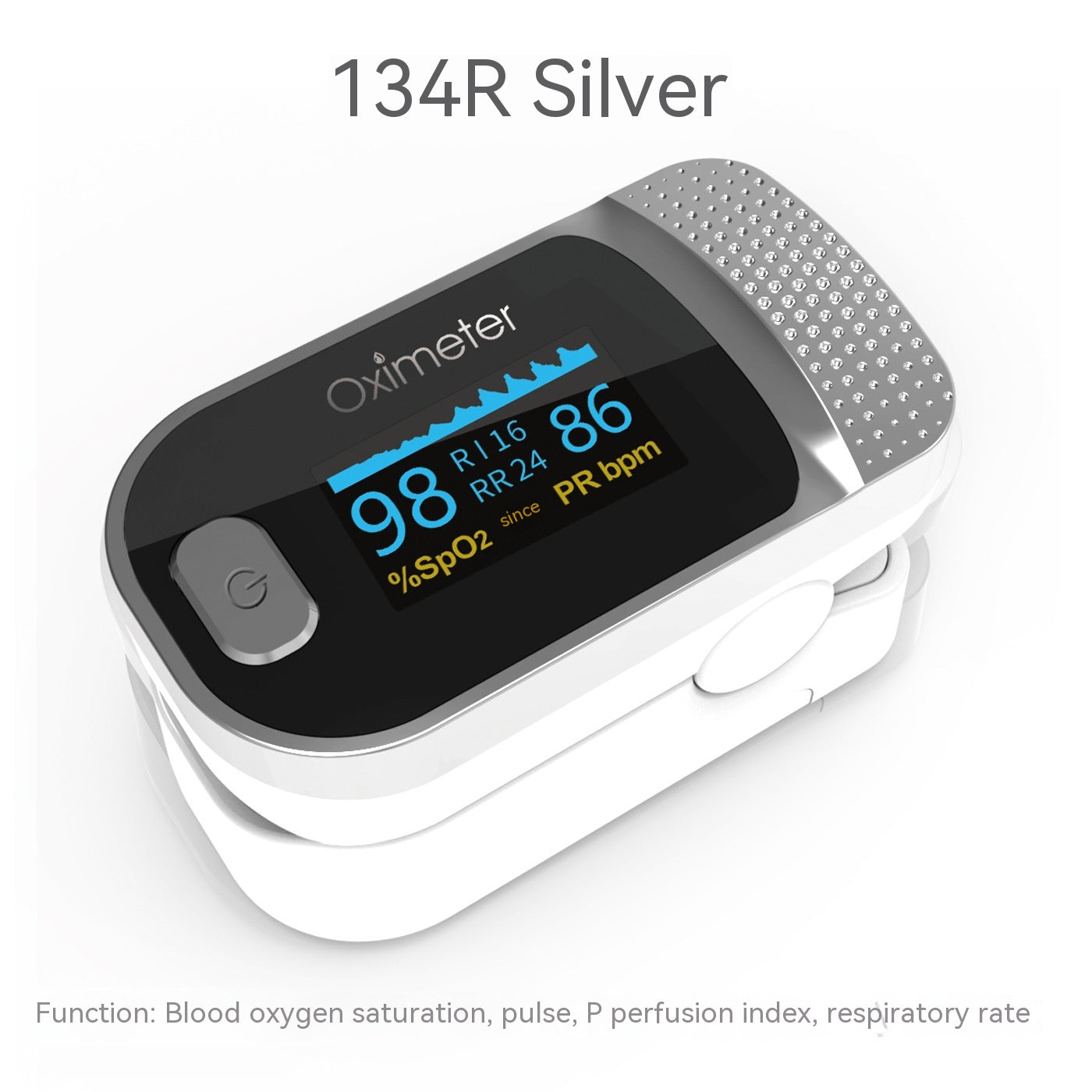 Medical Blood Oxygen Pulse Detector Household Portable Finger Pulse Monitoring Saturation Finger Clip Oximeter