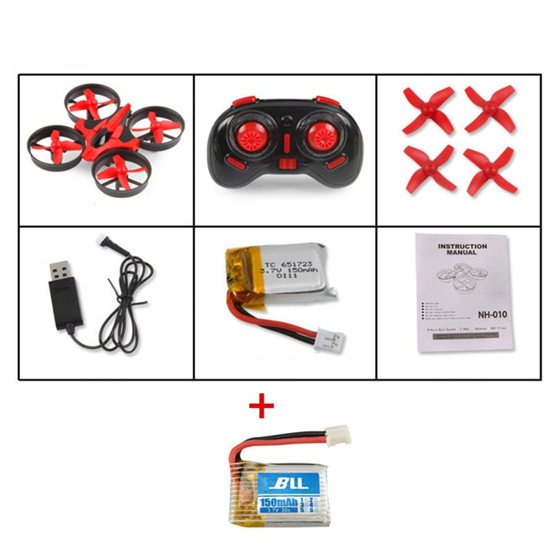 Remote control mini quadcopter with protective ring remote control drone anti-fall remote control aircraft children's toy