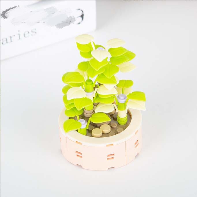 Children's Assembling Small Particle Virtual Bouquet