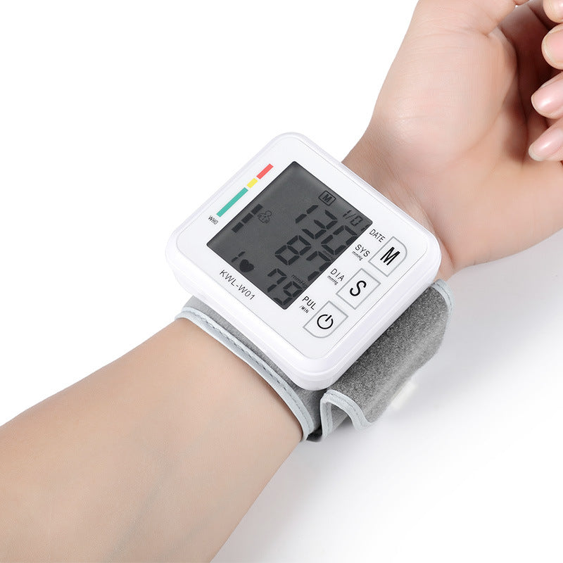 Medical Digital Wrist Blood Pressure Monitor Automatic Tonometr BP Measurement Presion Arterial Tensiometro Sphygmomanometer