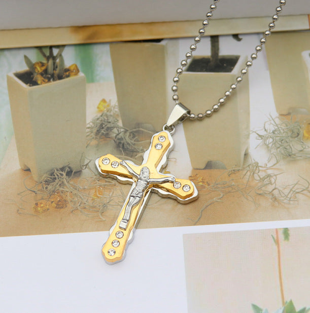 Jesus cross pendant