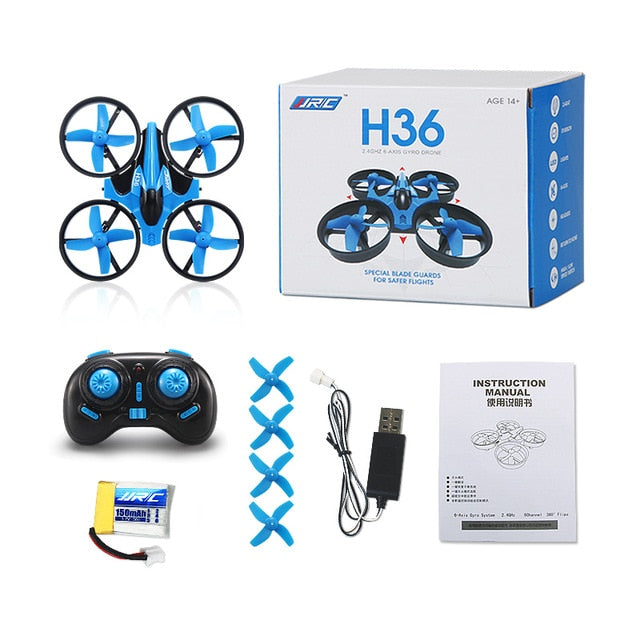 Remote control mini quadcopter with protective ring remote control drone anti-fall remote control aircraft children's toy