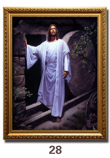 Jesus Portrait Immanuel Lord Christian Decorative Painting