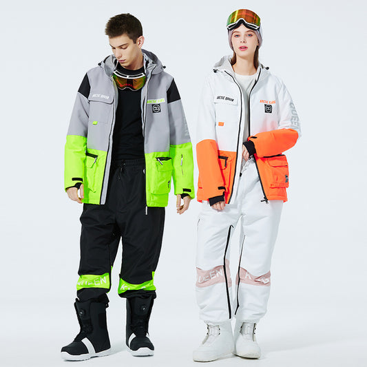 Ski Suit Men And Women Couple Models Warm Thickened