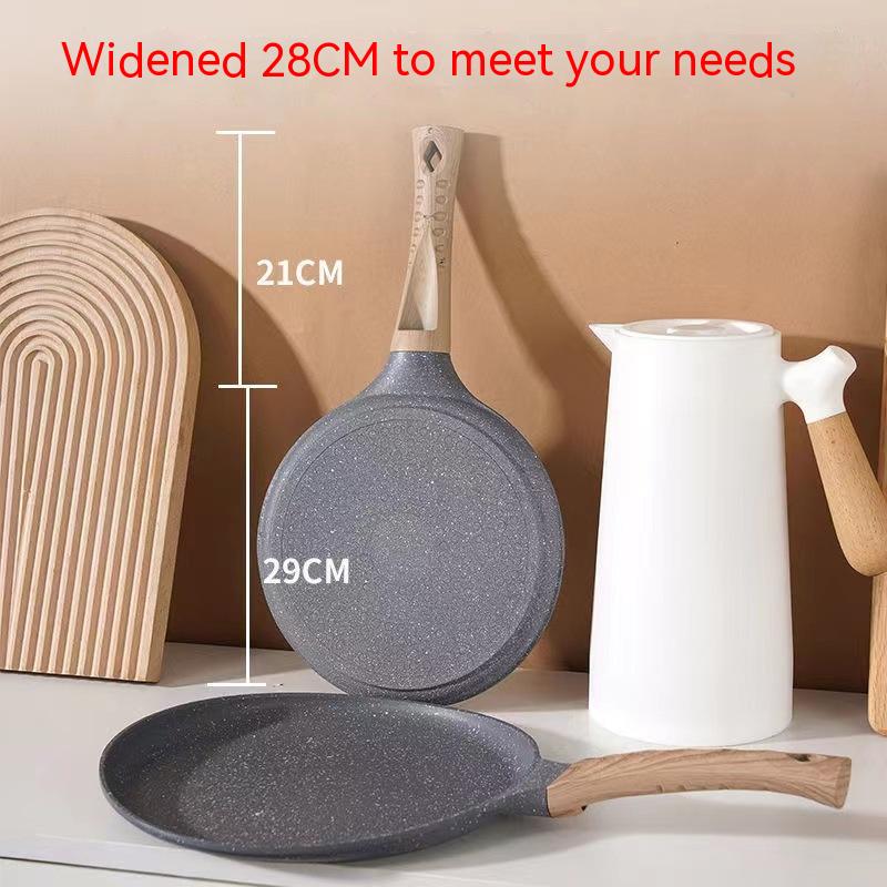 Medical Stone Coated Frying Pan Household Non-stick Pan