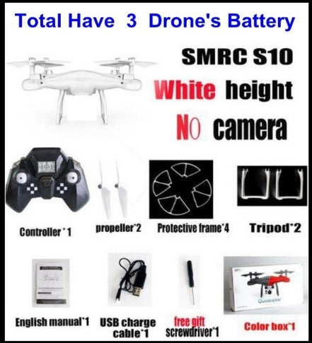 Sales Promotion WiFi 2MP Camera With S10 SMRC FPV Quadcopter Drone Helicopter UAV Micro Remote Control Toy RACER KIT Aircraft