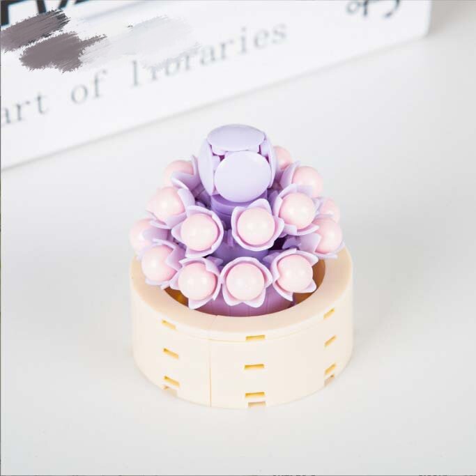 Children's Assembling Small Particle Virtual Bouquet