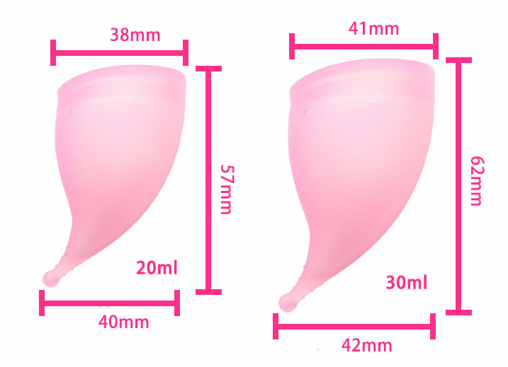 Medical Grade Silicone Feminine Hygiene Reusable Menstrual Cup