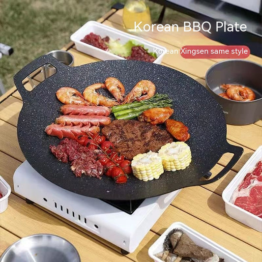 Home Medical Stone Barbecue Plate Outdoor Camping