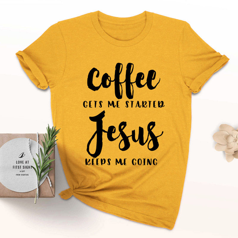 Jesus slogan T-shirt