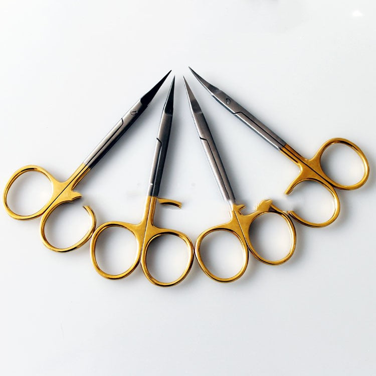 Beauty scissors double eyelid scissors fine medical tip