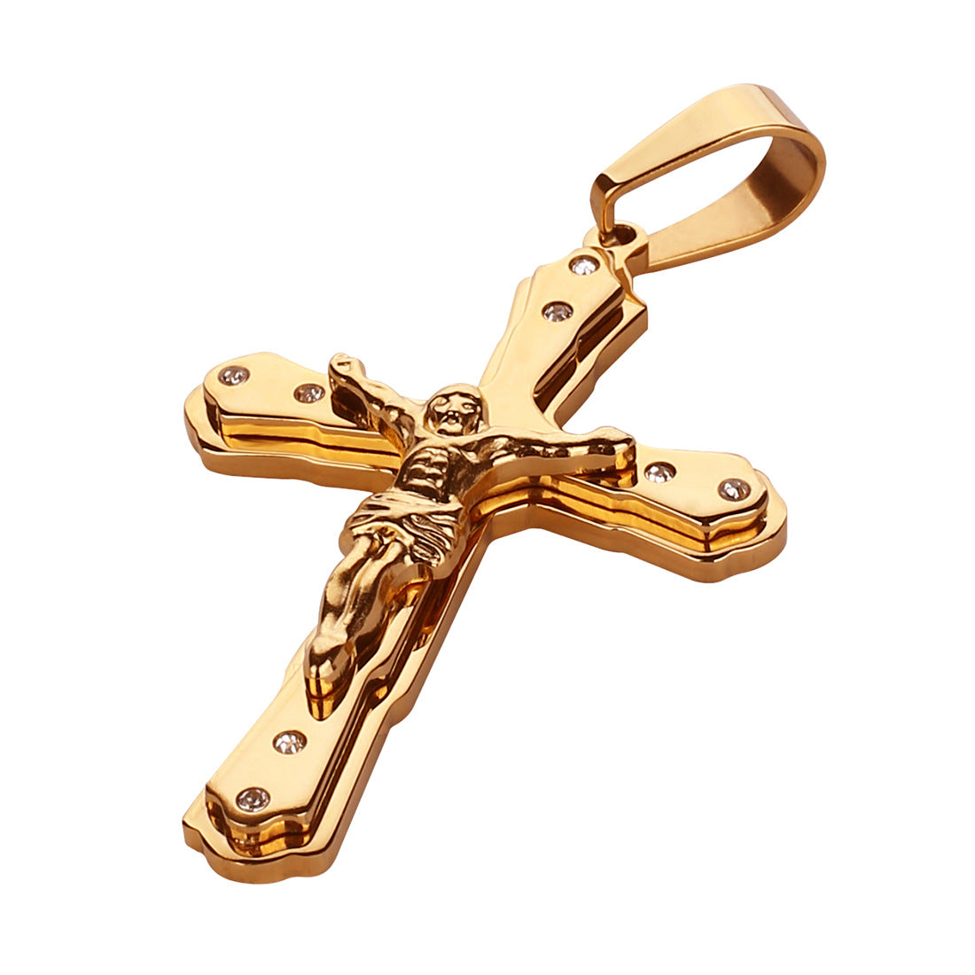 Jesus golden cross