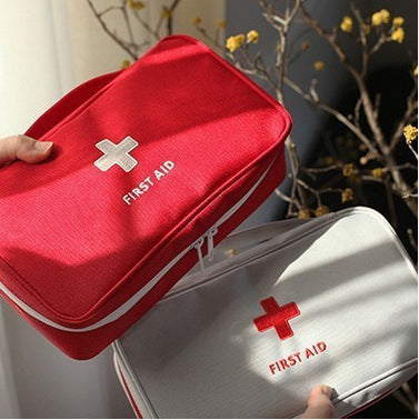 Empty Large First Aid Kit Medicines Outdoor Camping Survival Handbag Emergency Kits Travel Medical Bag Portable Storage Bag Red