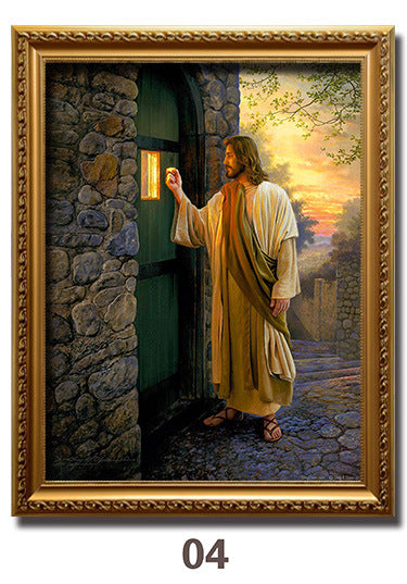 Jesus Portrait Immanuel Lord Christian Decorative Painting