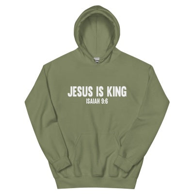 Jesus Is King European And American Printed Hoodie