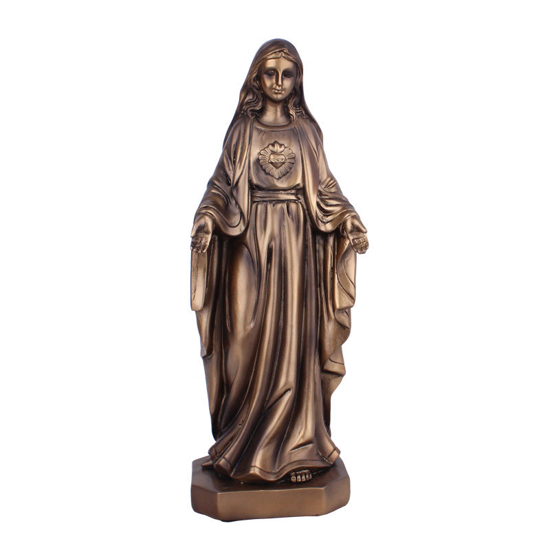 Creative Bronze Jesus Series Ornament Resin Crafts