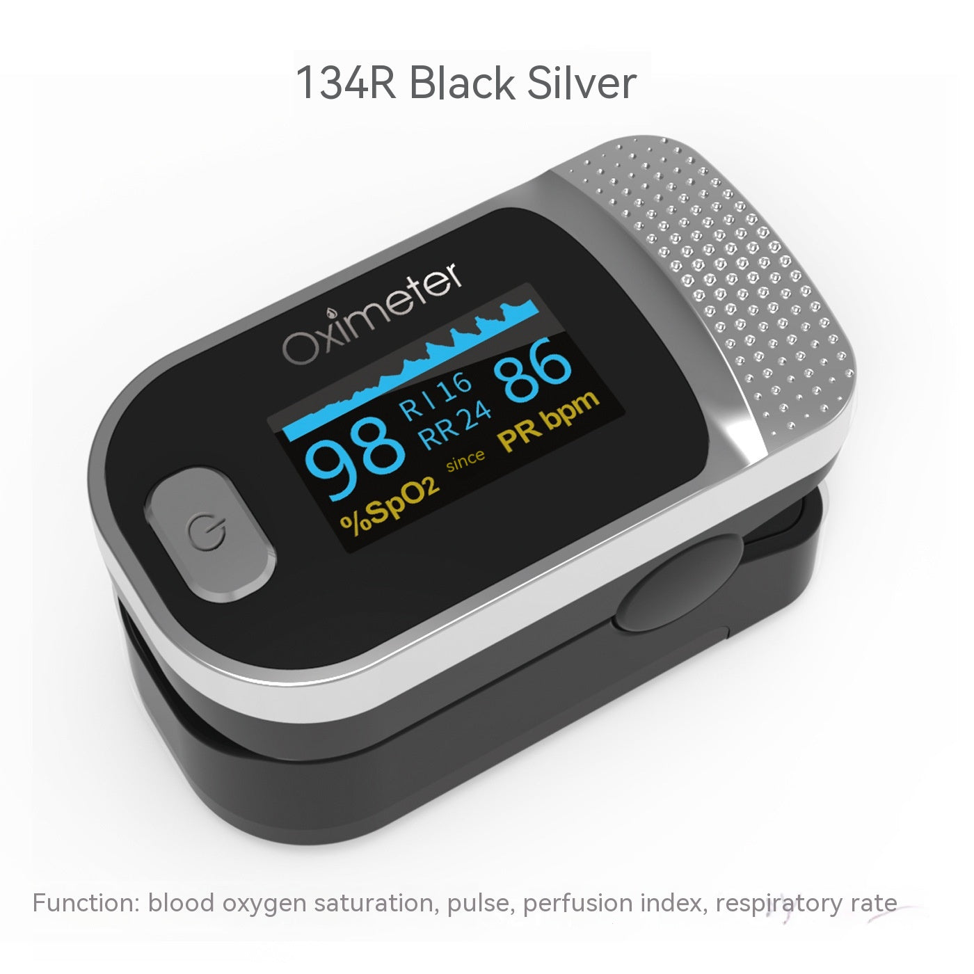 Medical Blood Oxygen Pulse Detector Household Portable Finger Pulse Monitoring Saturation Finger Clip Oximeter