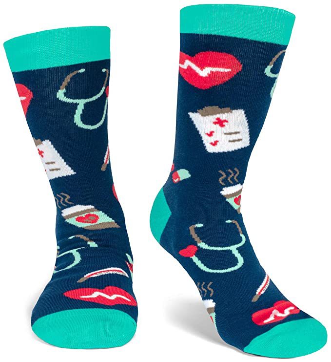 Medical Themed Socks For Hospital Staff And Students