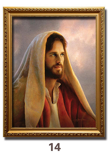 Jesus Portrait Immanuel Lord Christian Decorative Painting