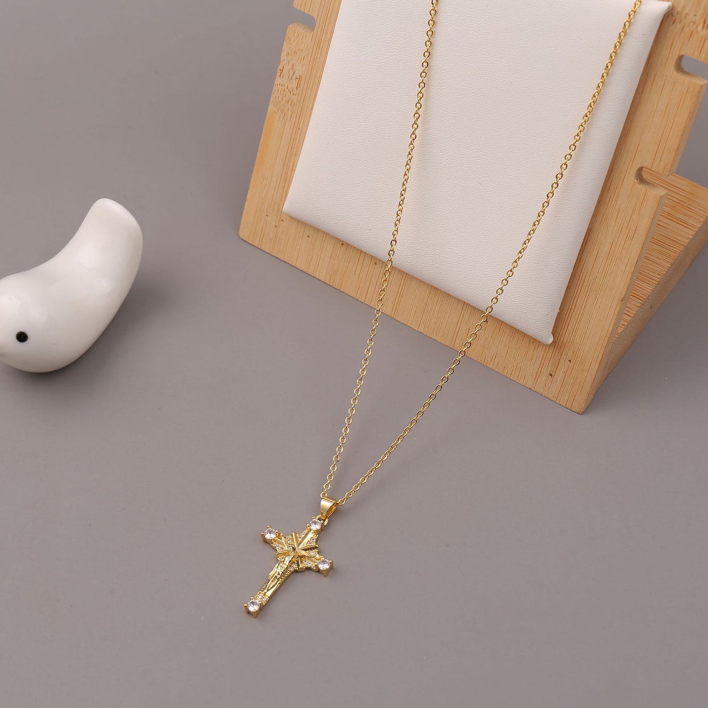 Cross Jesus Personality Cold Wind Necklace Retro