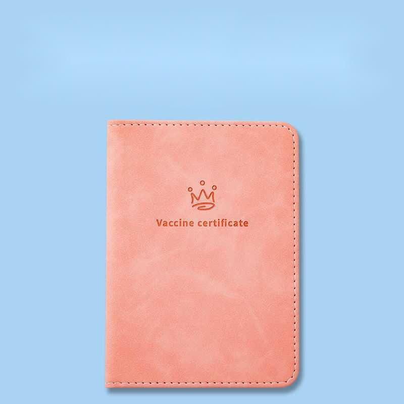 Skin-sensing Leather-faced Birth Medical Certificate Protective Sleeve Student Card Sleeve