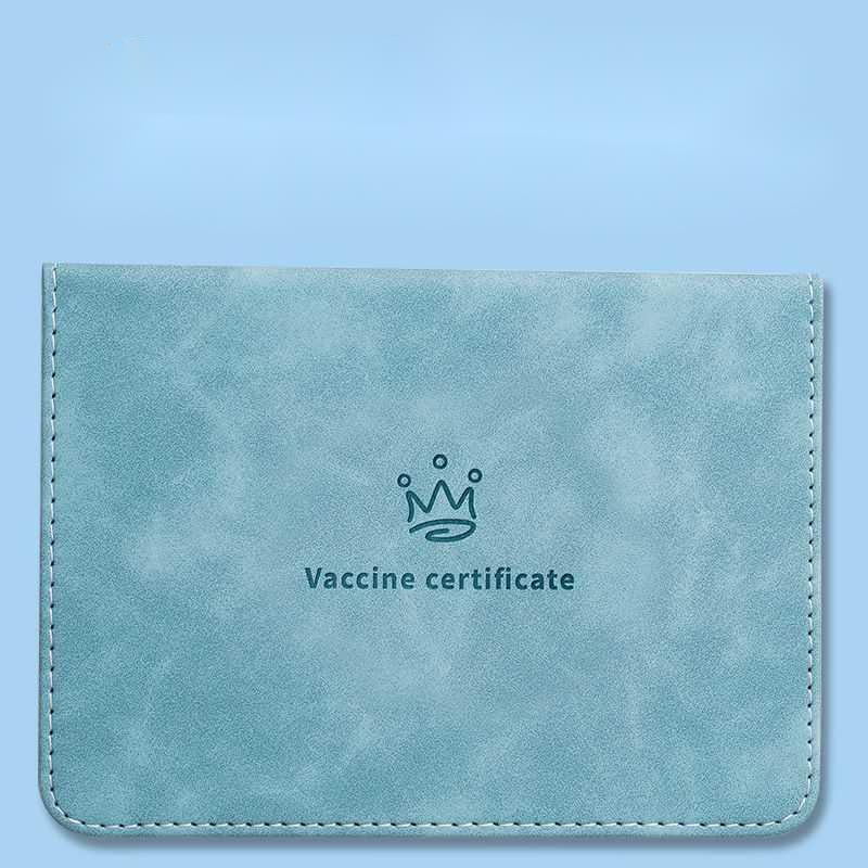 Skin-sensing Leather-faced Birth Medical Certificate Protective Sleeve Student Card Sleeve