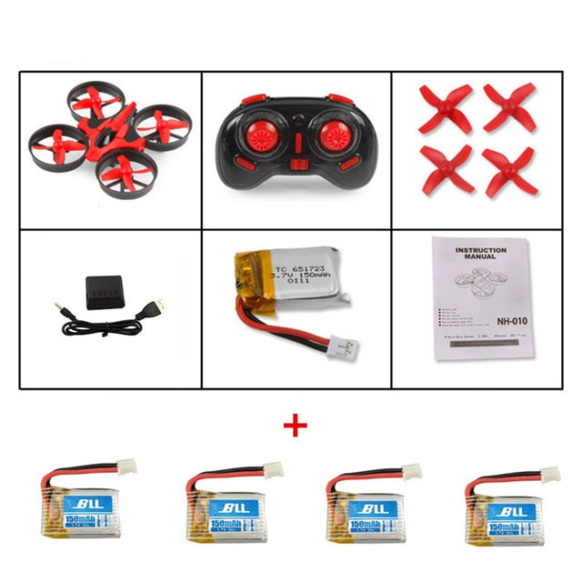 Remote control mini quadcopter with protective ring remote control drone anti-fall remote control aircraft children's toy