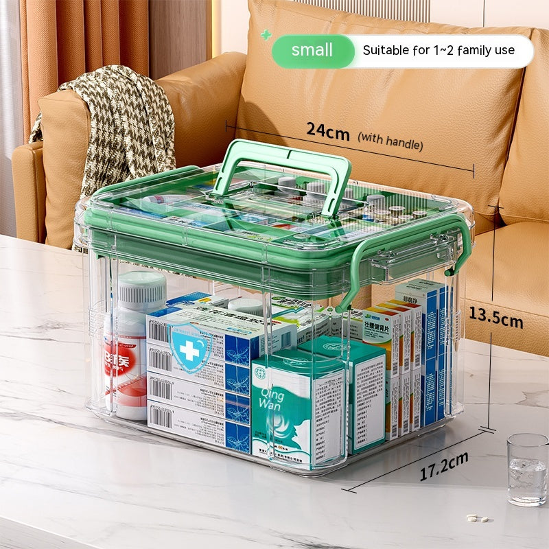 Household Large Capacity Multi-layer Medical Storage Box