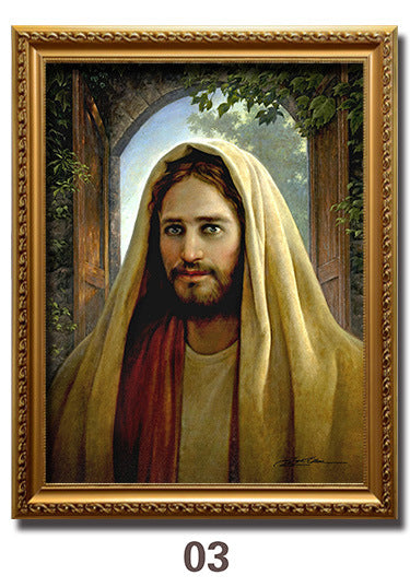 Jesus Portrait Immanuel Lord Christian Decorative Painting