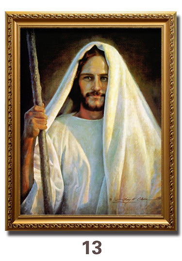 Jesus Portrait Immanuel Lord Christian Decorative Painting