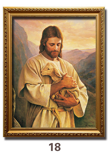 Jesus Portrait Immanuel Lord Christian Decorative Painting