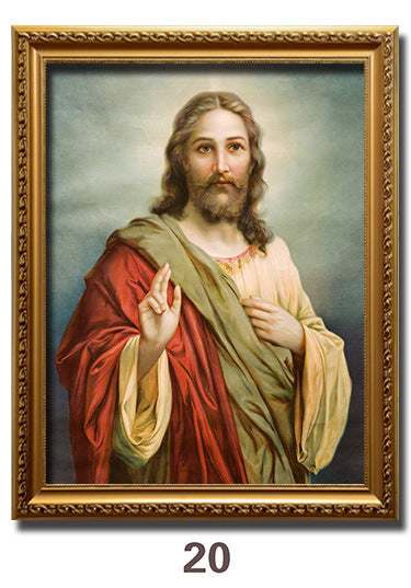 Jesus Portrait Immanuel Lord Christian Decorative Painting