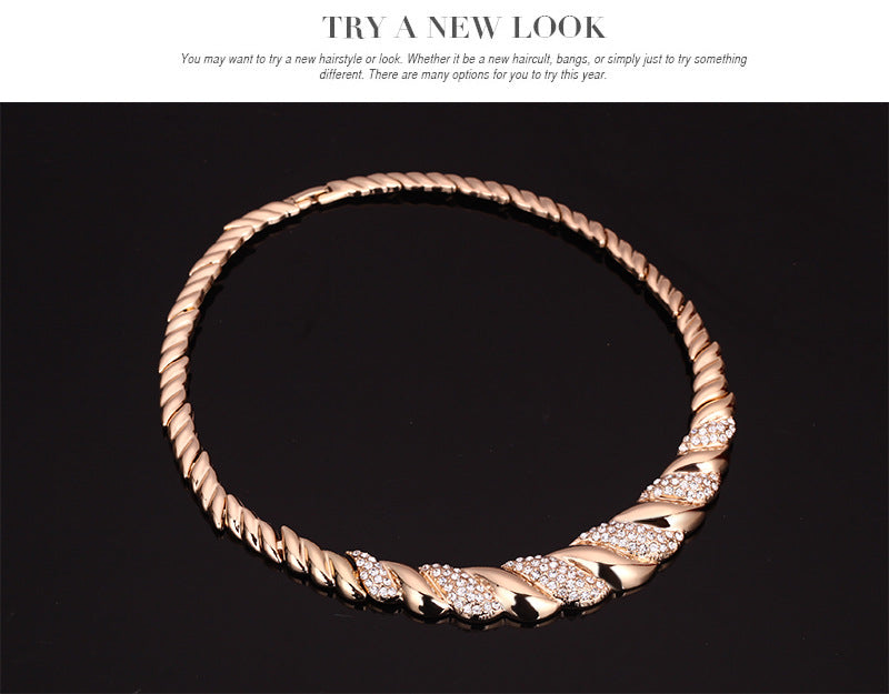 Jewelry Set Fashion Exaggerated RhinestonesJewelry Set