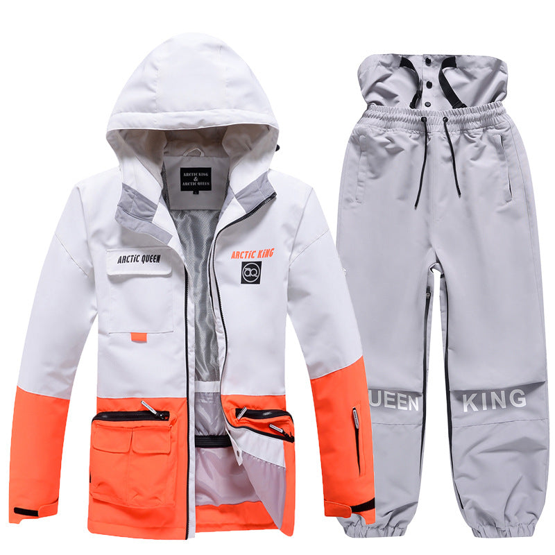 Ski Suit Men And Women Couple Models Warm Thickened