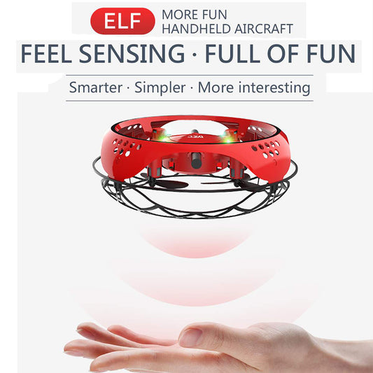 L101 UFO Interactive Drone Infrared Sensor Induction Quadcopter Intelligent Fly Hand Control Helicopter Children Magic Dron Toy